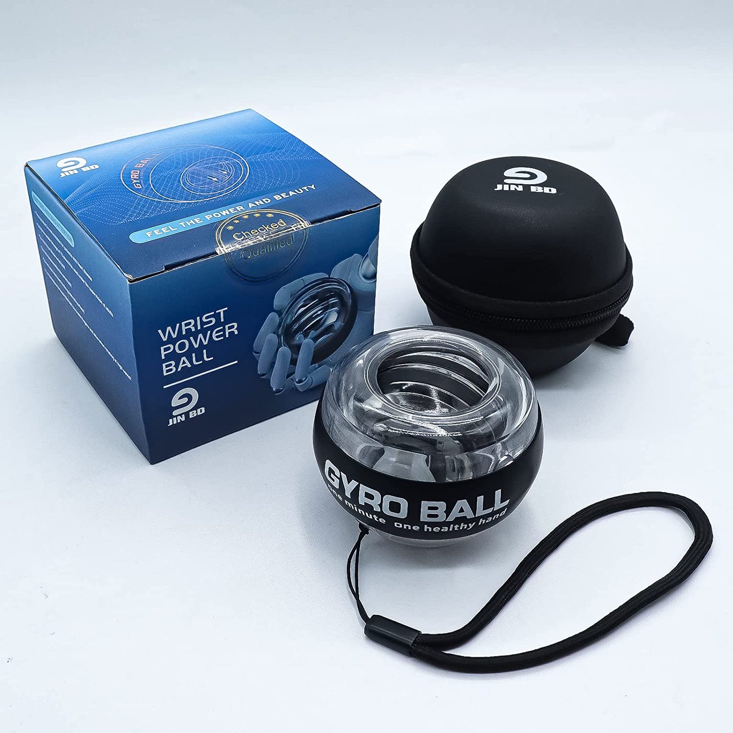 Auto-Start Wrist Trainer Ball for Strengthening Arms, Fingers, and Forearms | Great for Basketball and Sports Training