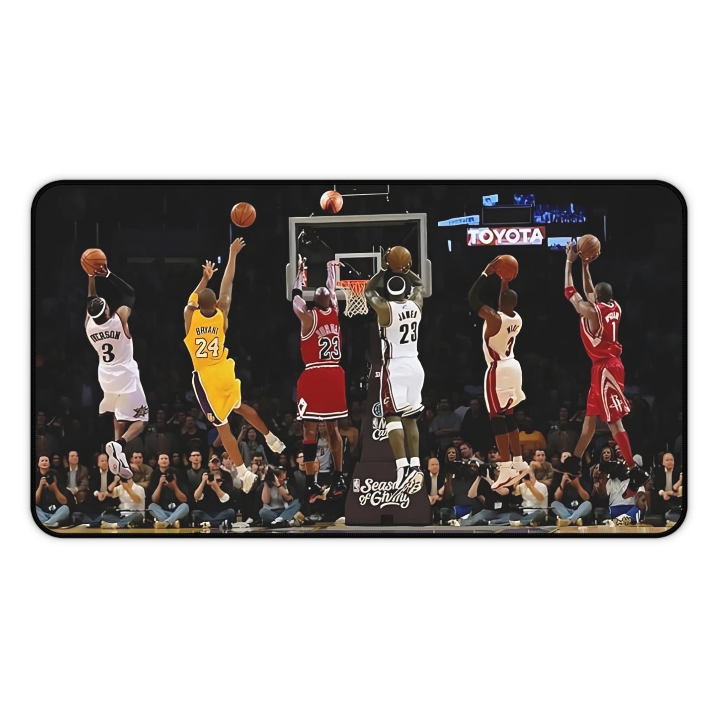 Desk Mat - Basketball Legends Computer Desk Mat