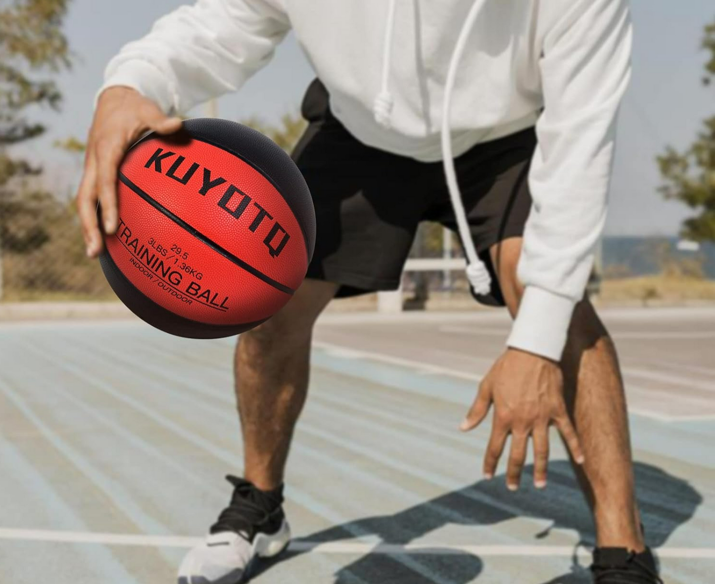 Premium Weighted Basketball for Enhanced Skills Training - Size 7/6 (29.5)