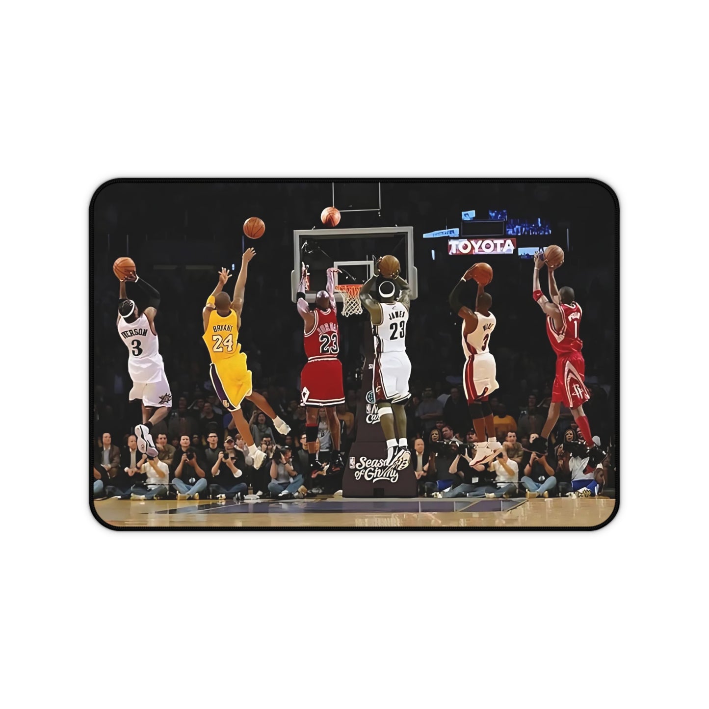 Desk Mat - Basketball Legends Computer Desk Mat
