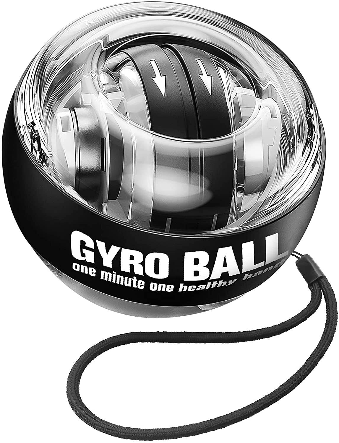 Auto-Start Wrist Trainer Ball for Strengthening Arms, Fingers, and Forearms | Great for Basketball and Sports Training