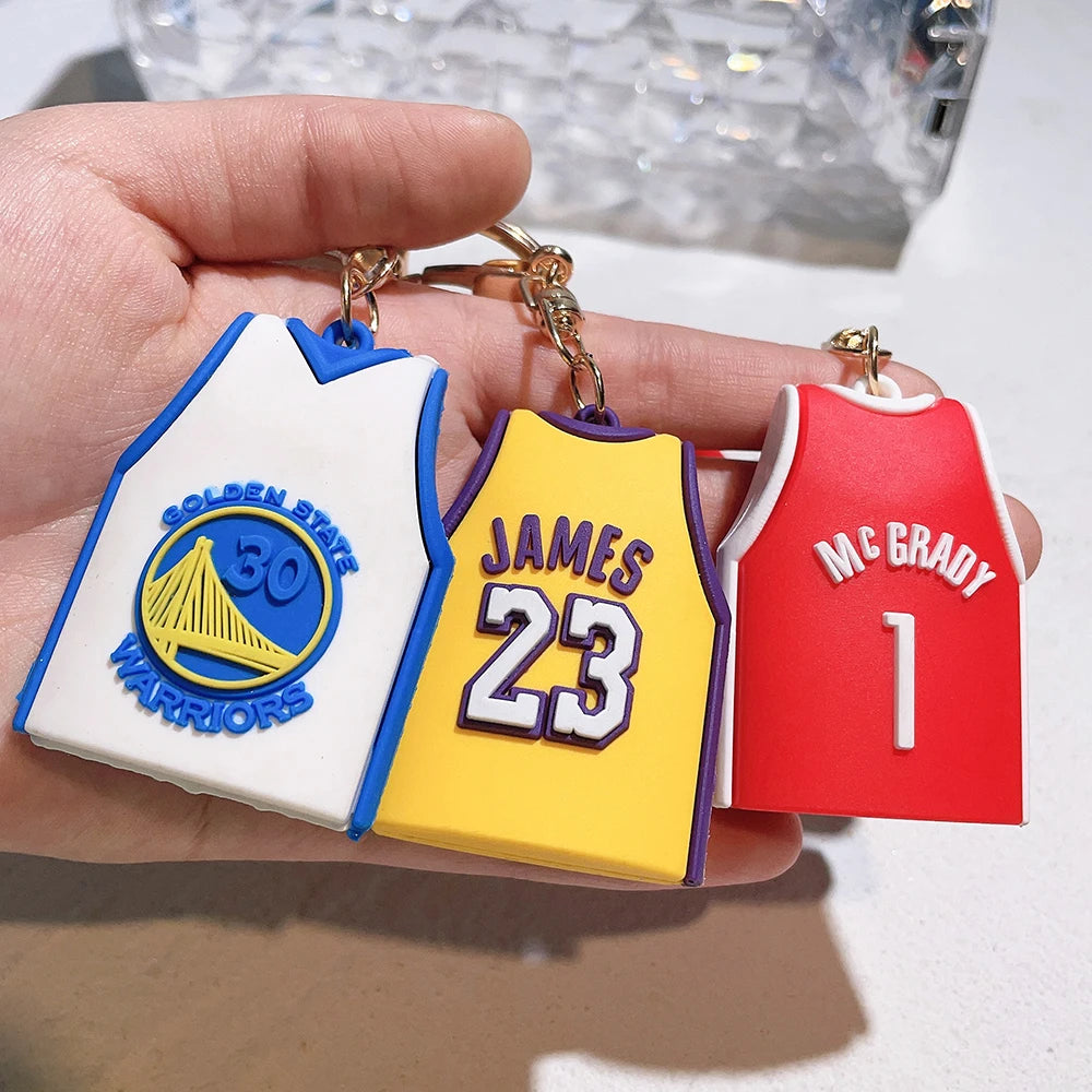 Basketball Legends' Jerseys Keychains