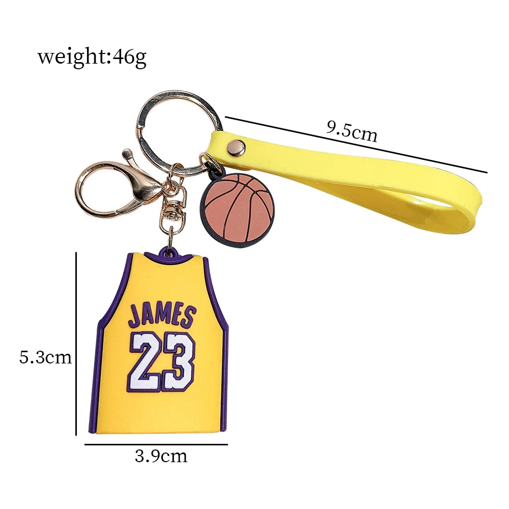 Basketball Legends' Jerseys Keychains