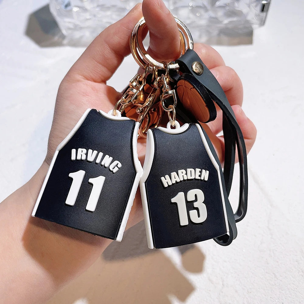 Basketball Legends' Jerseys Keychains