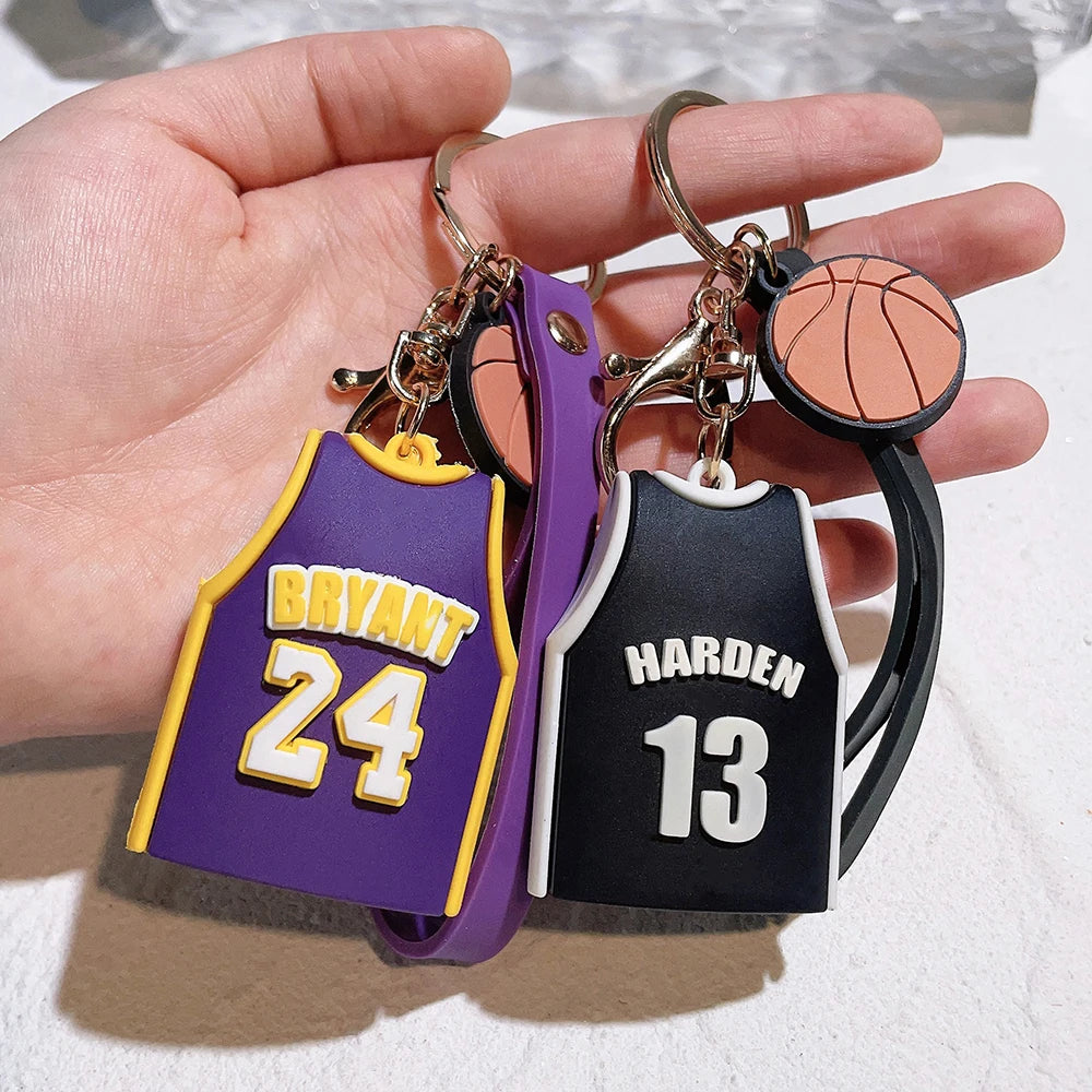 Basketball Legends' Jerseys Keychains