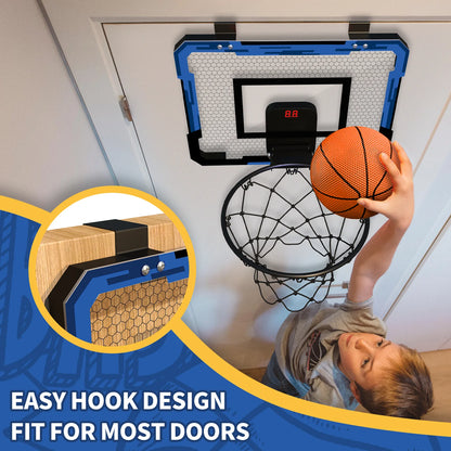 Wall-Mounted Foldable Basketball Hoop