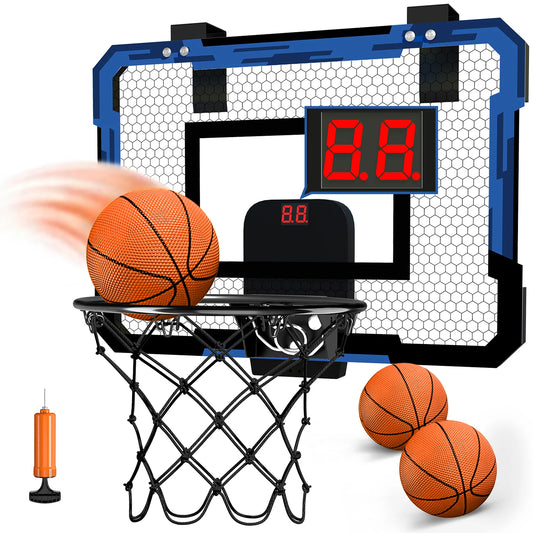 Wall-Mounted Foldable Basketball Hoop